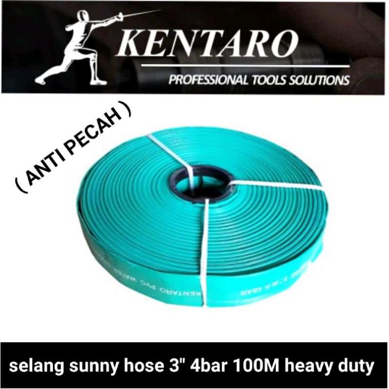 selang sunny hose 3&quot; 4bar (100Meter) heavy duty kentaro japan quality