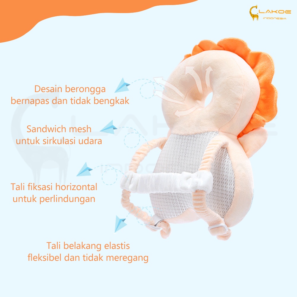 Bantal belajar jalan bayi bantal pelindung kepala bayi lucu baby head protector