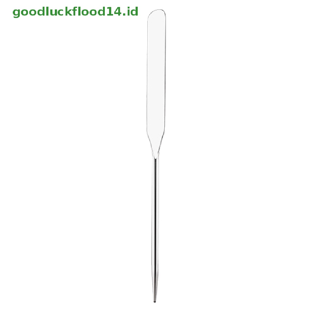 [GOOGFOUR] 1pcs Stainless Steel Dual Head Makeup Toner Spatula Mixing Stick Foundation [TOP]