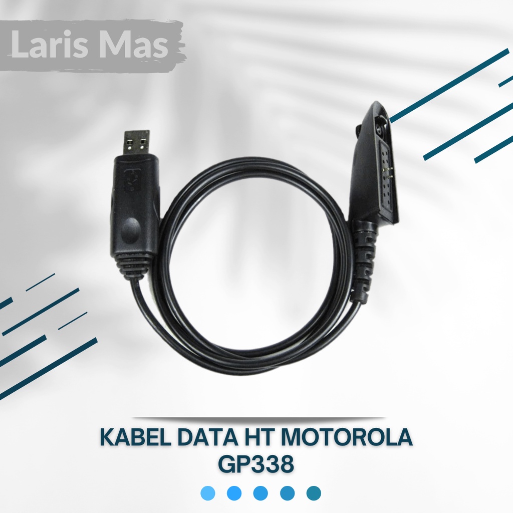 Kabel Data HT Motorola GP338 / Cabel USB Program Software Handy Talky Motorola GP 338
