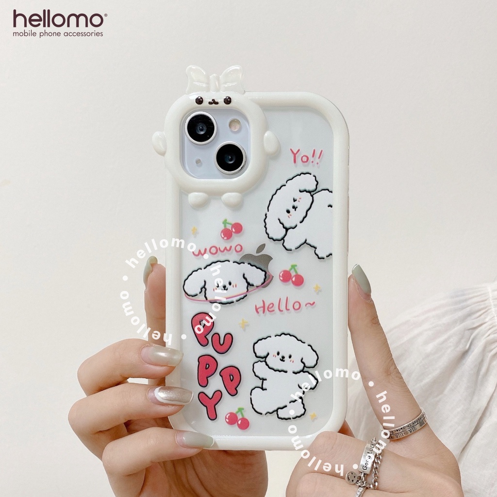 Casing Silikon iPhone TPU Soft Case Silicone Kartun Motif Anjing Lucu Puppy Dog