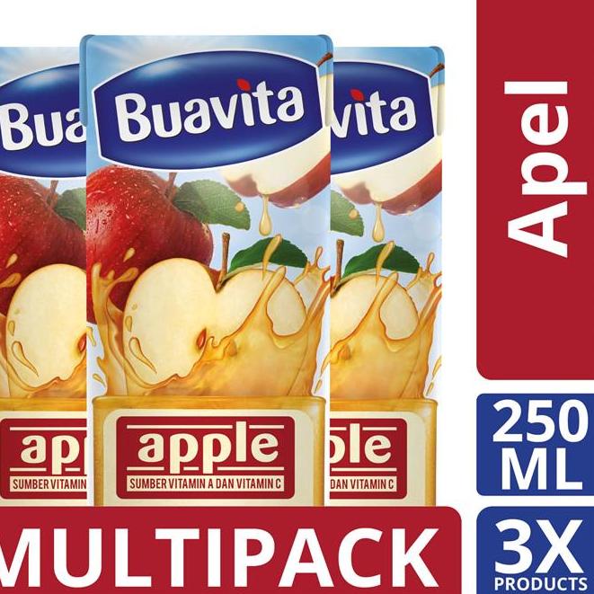 

☚ Buavita Apple 3 x 250 mL ↠