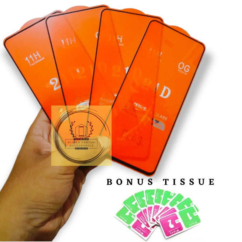 TG KACA FULL COVER TEMPERED GLASS XIAOMI REDMI NOTE 11 10 9 10s 11s