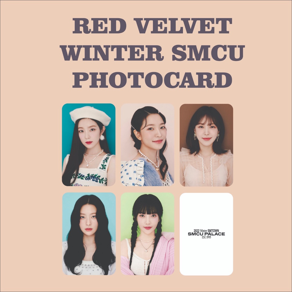 PHOTOCARD 2022 WINTER SMTOWN SMCU PALACE