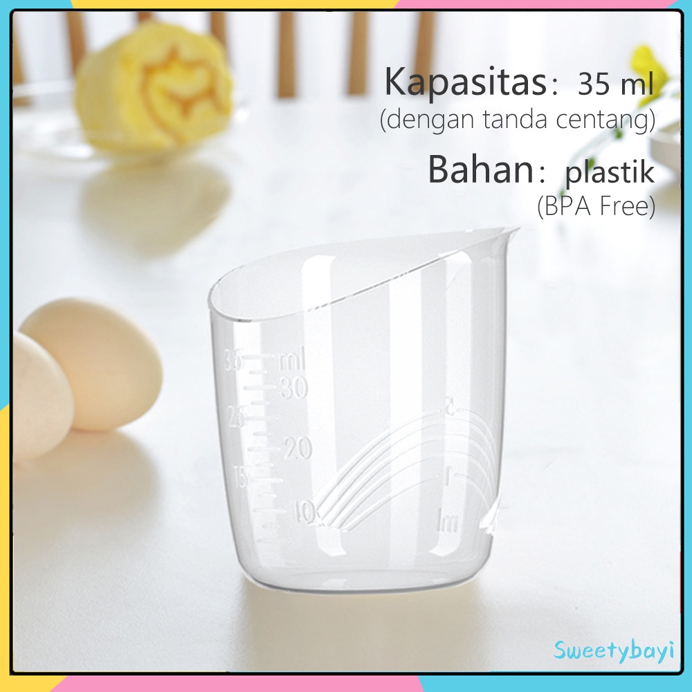 Sweetybayi Little baby cup feeder BPA Free Gelas minum asi bayi 35ml