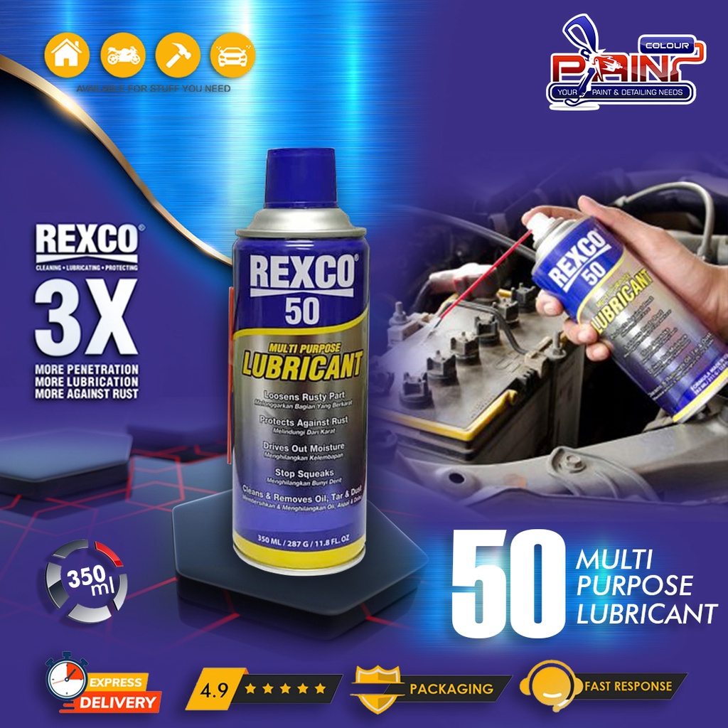 REXCO 50 Pelumas Serba Guna Multi Purpose Lubricant 350ml