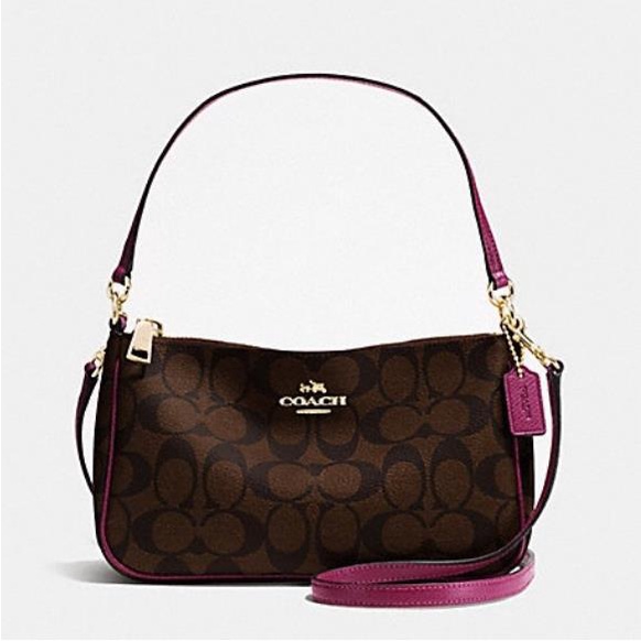 Tas Slingbag Wanita 58321  36674 coach Bahan Kanvas Wanita Tas Messenger