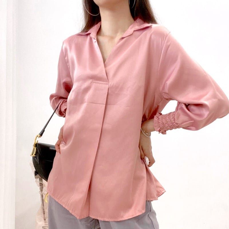 0Ruby Top Satin by Fortuna Blouse Satin