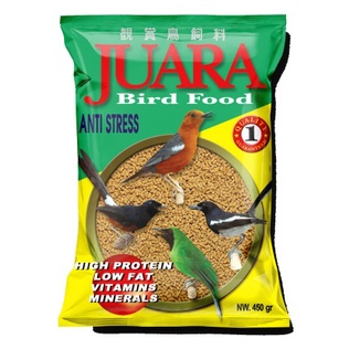 Pakan Burung JUARA Bird Food Premium Anti Stress Seaweed Red Star 450G