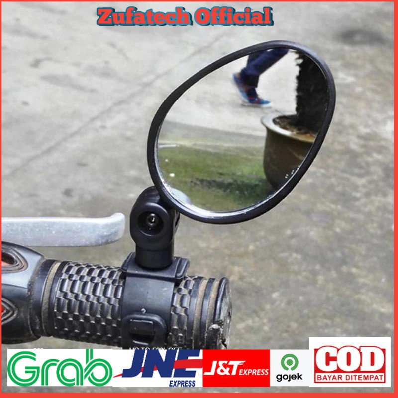 GTUBIKE Kaca Spion Sepeda Bike Blindspot Rearview 1PCS - YQ098 - Black