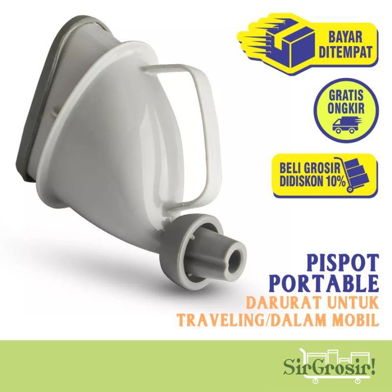TRAVEL POTTY PEE - Pispot Mobil Portable Traveling Darurat Urinator Pria Wanita Anak Dewasa Orangtua