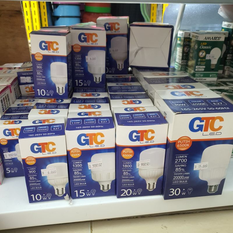 GTC - LAMPU 5/10/15/20/30 WATT LED TABUNG PUTIH BAGUS MURAH SUPER SALE GROSIR LED