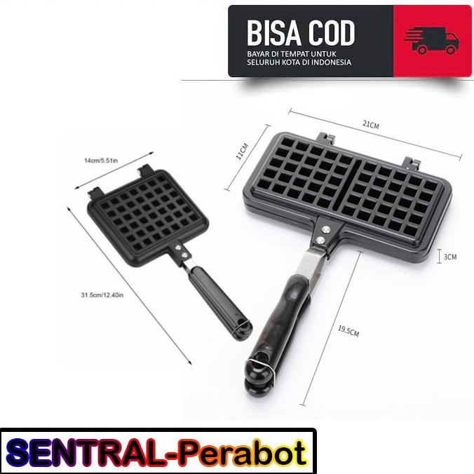 WAFFLE MAKER/CROFFLE MAKER/CETAKAN WAFFLE MANUAL TANPA LISTRIK