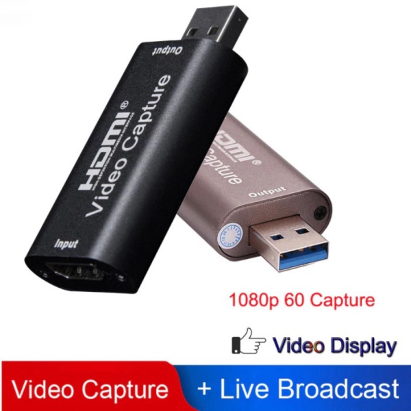 

Promo Video Capture Card Grabber Record Box USB 3.0 HDMI - RU800 - Black Diskon