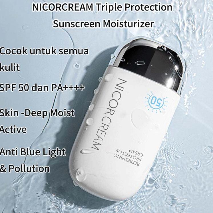 ㅱ [COD] Nicor Sun Protection SPF 50 PA++++ 50mL Sunscreen UV BEST PRICE 3994 ◘