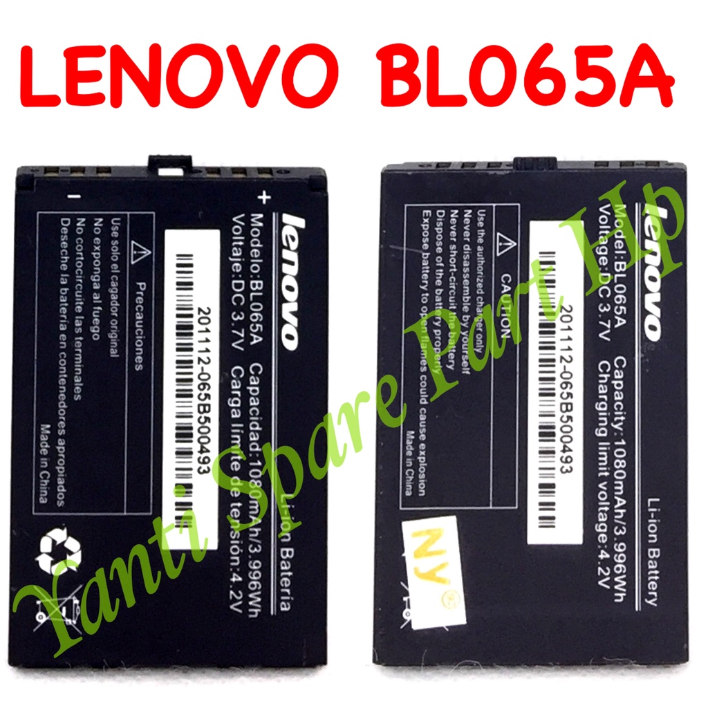 Baterai Lenovo A589 1907 1908 1909 1966 BL065A Orignal New