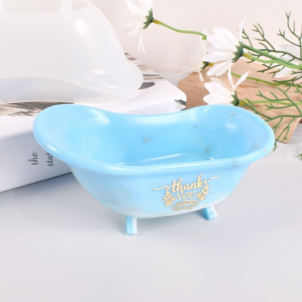 [Elegan] Cetakan Bak Mandi Mini Kecil DIY Dekorasi Rumah Trinket Kotak Kerajinan Tangan Cetakan Silikon