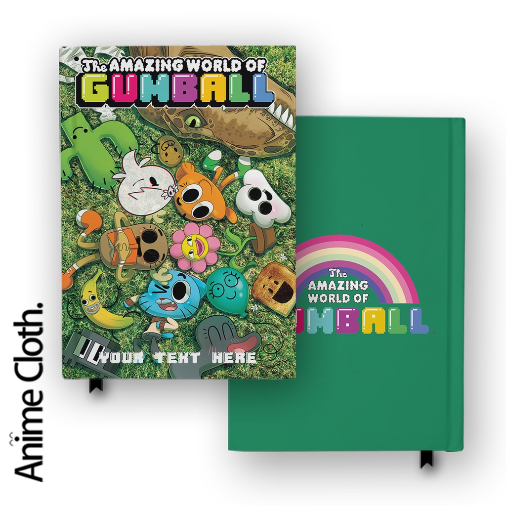 

Buku Catatan Notebook Gumball 4 Friends Hardcover Custom Planner Diary Jurnal Agenda A5 A6