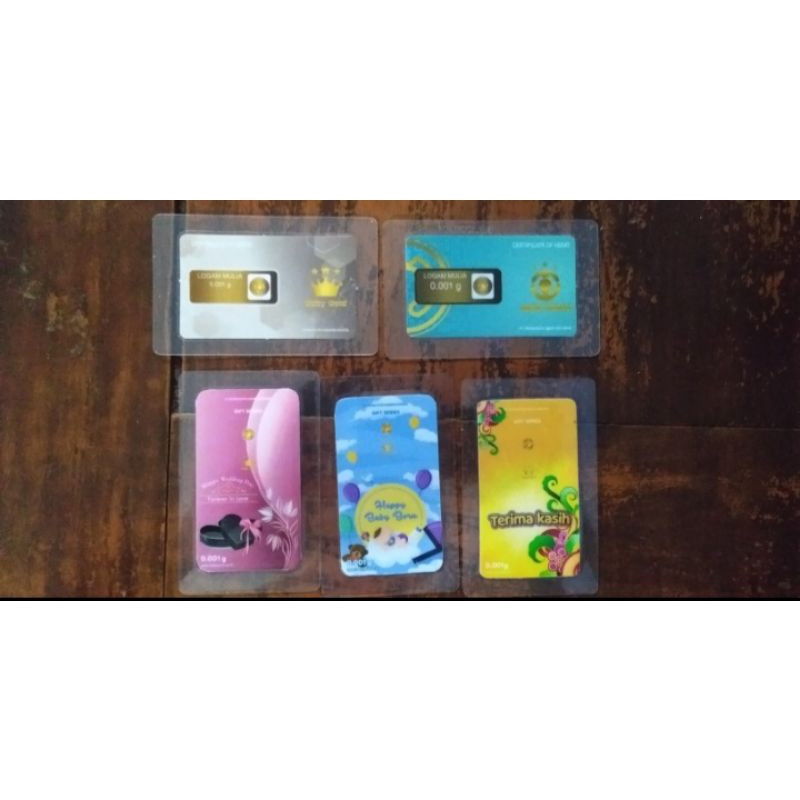 Emas mini 0,001 gram