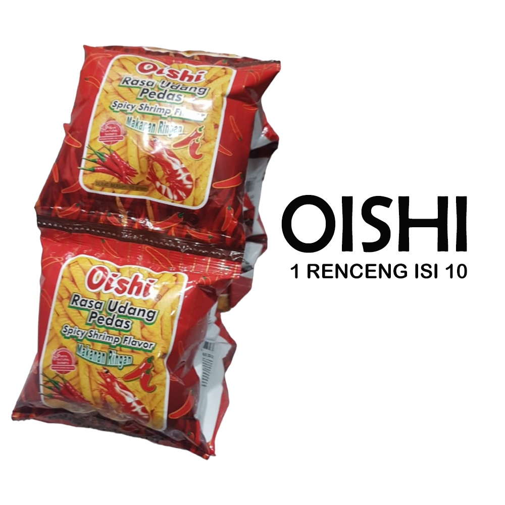 OISHI UDANG PEDAS RENCENG