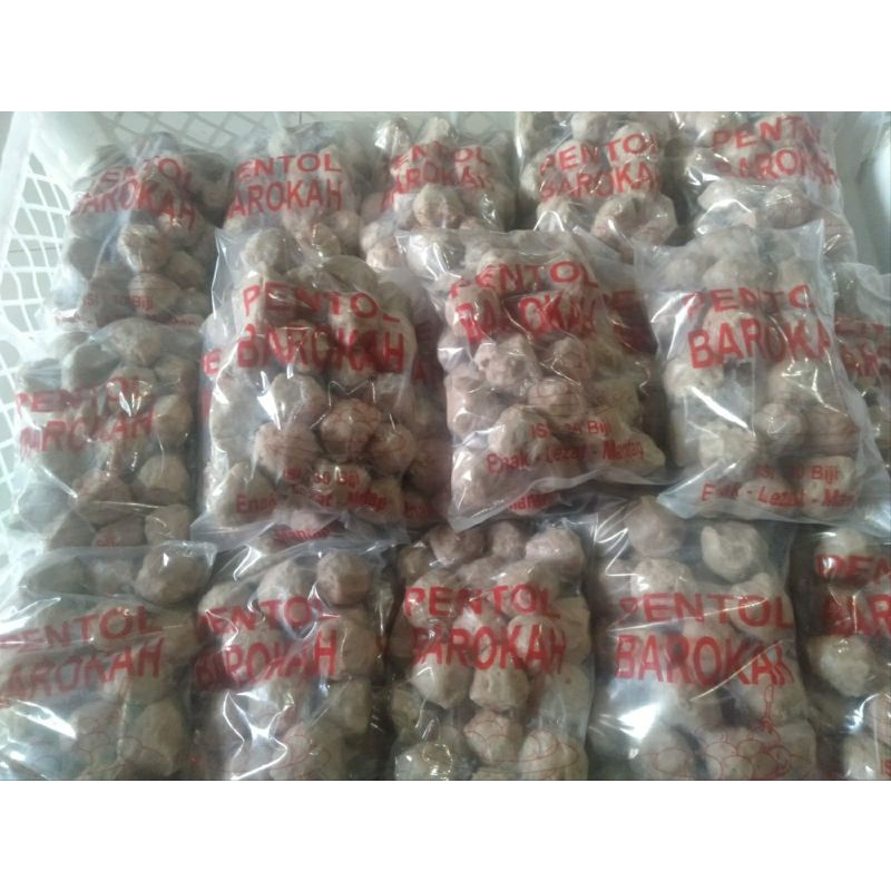 Jual Pentol Bakso Frozen Enak Kemasan Vacum Isi 30biji Shopee Indonesia