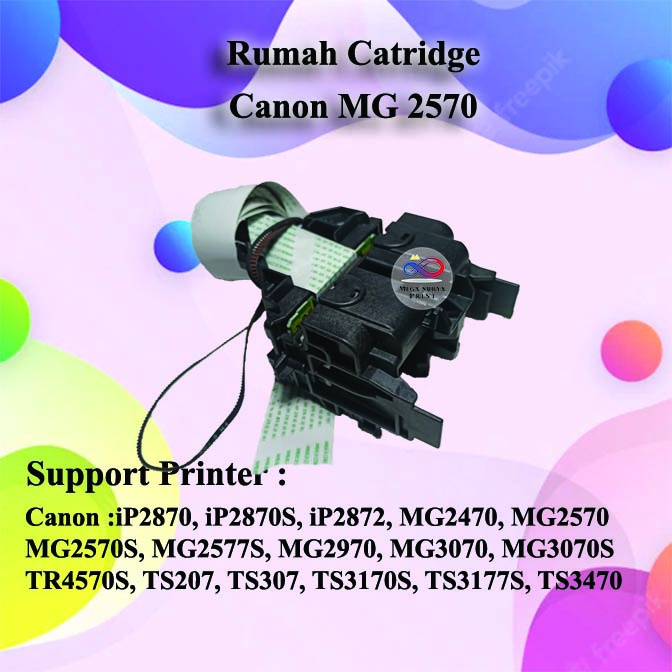 Rumah Catridge Canon iP2870 iP2870S iP2872 MG2470 MG2570 MG2570S