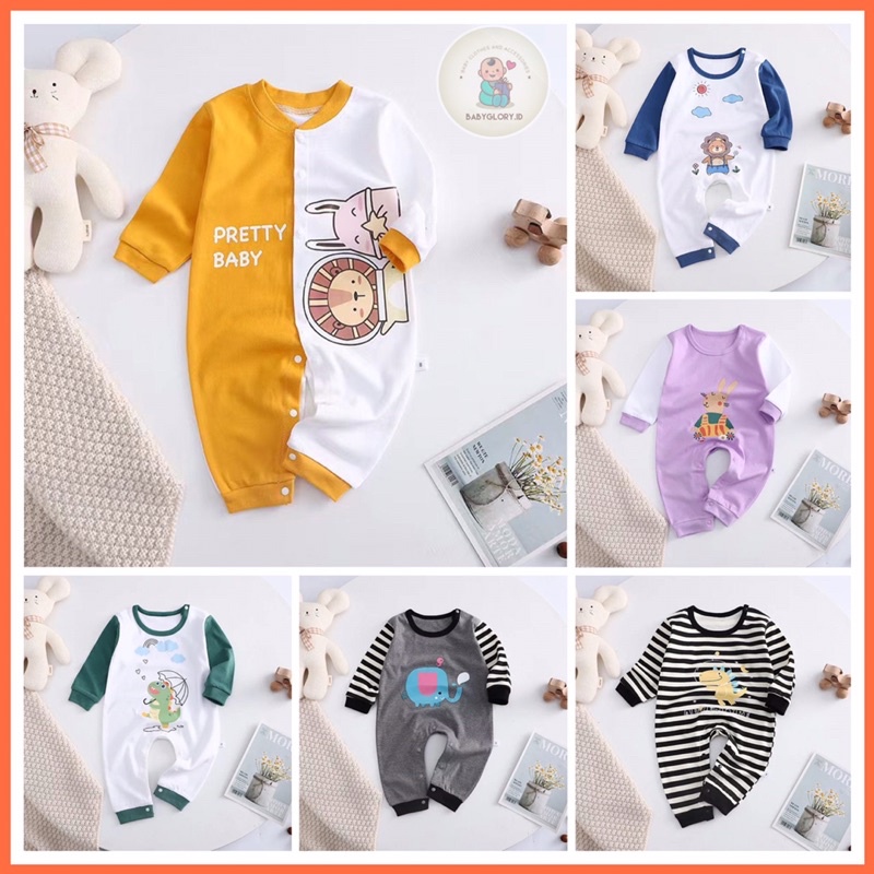 Jumper Bayi Unisex IMPORT / Romper Bayi / Sleepsuit Bayi Import /Jumper Anak bayi