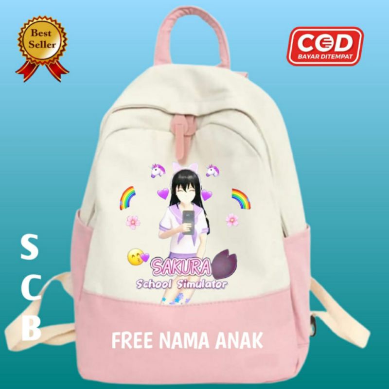 Tas Ransel Sekolah Anak Sakura School Simulator
