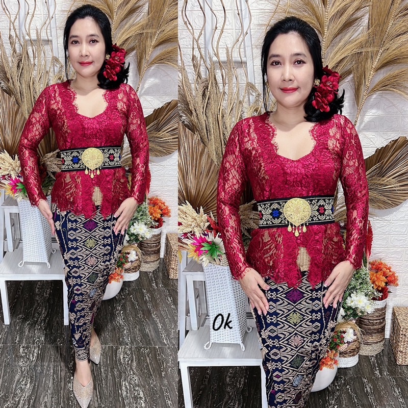 kebaya jadi brokad metalic