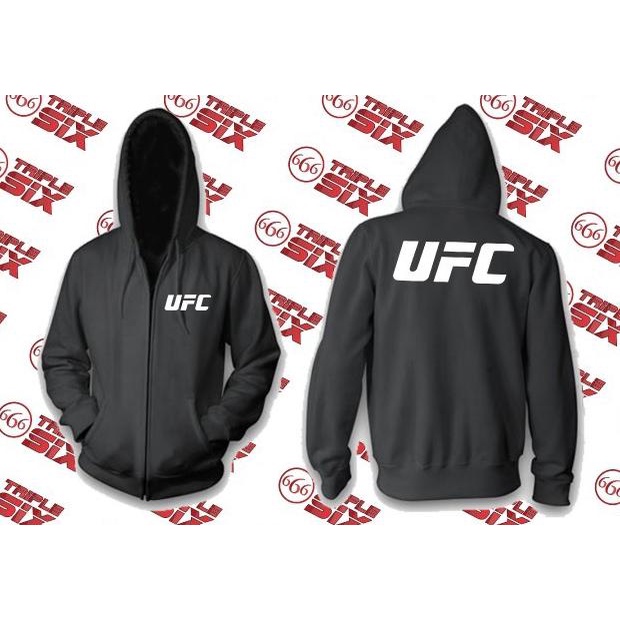Jaket Hoodie Zipper UFC