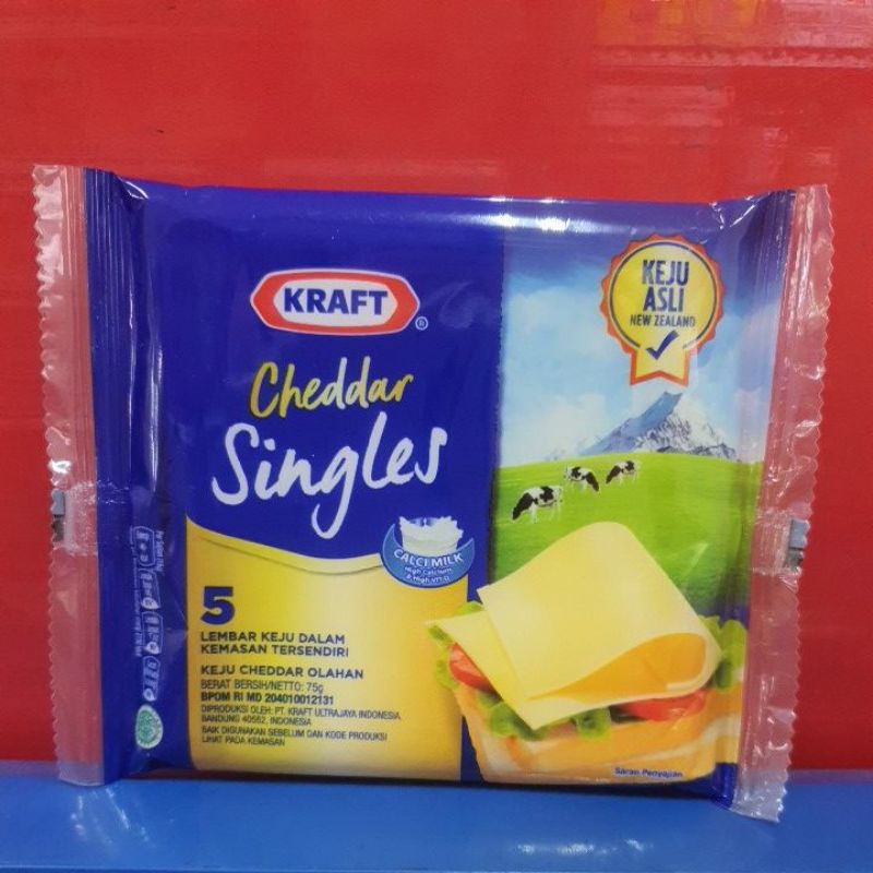 

KRAFT Singles Regural 5 slices 75gr