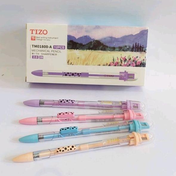 

⇲ SELUSIN ( 12 PCS ) Pensil Mekanik Tizo 2.0 mm Mekanik Pensil Tizo 2.0mm ⇣