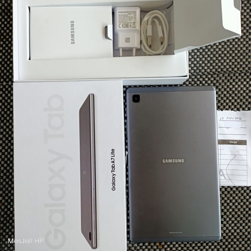 Samsung Tab A7 Lite 3/32 Second Fullset Ori