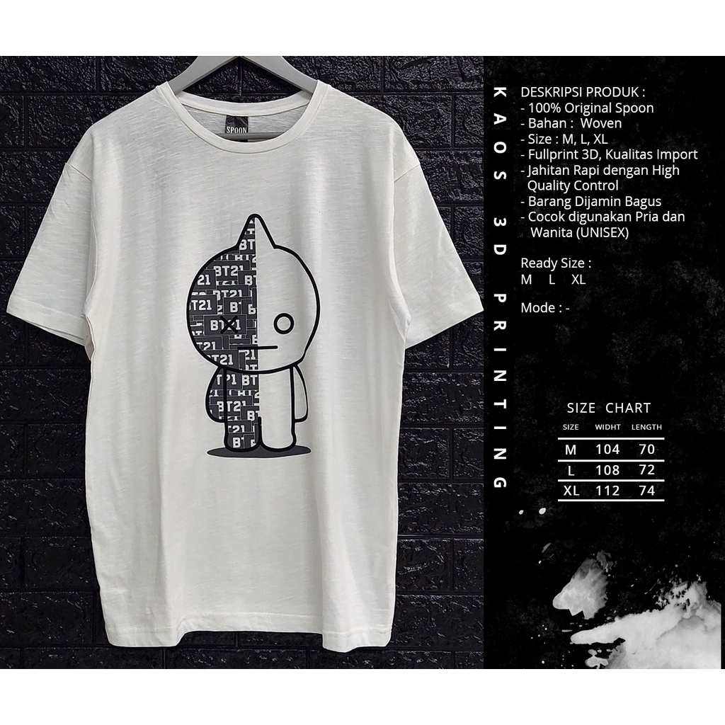 KAOS PRIA DISTRO BERMOTIF - KAOS MURAH PRIA TERLARIS - KAOS DISTRO- KAOS UNISEX SPOON