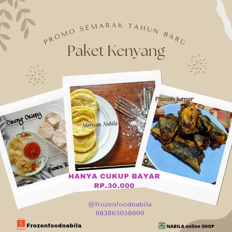 

roti maryam cireng piscok lumer