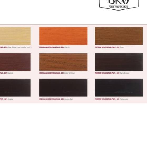 Terkini Propan woodstain PWS - 631 waterbased plitur kayu cat kayu waterbased