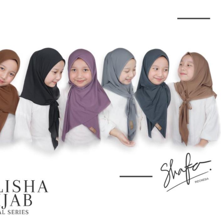 BEST RATING Alisha Hijab Casual Series - Hijab Instan Anak 1-7 Tahun ✧ 858