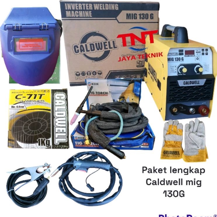 PAKET HEMAT MESIN LAS CALDWELL MIG 130G / CALDWELL MIG TIG MMA 130 G