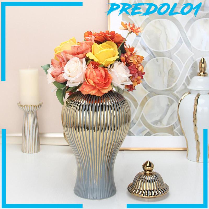 [Predolo1] Keramik Ginger Jar Dekstop Hias Porcelain Jar Ornamen Vas Keramik