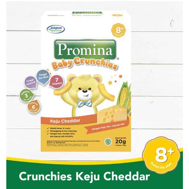 Promina biskuit rusk | Promina Baby crunchies keju cheddar