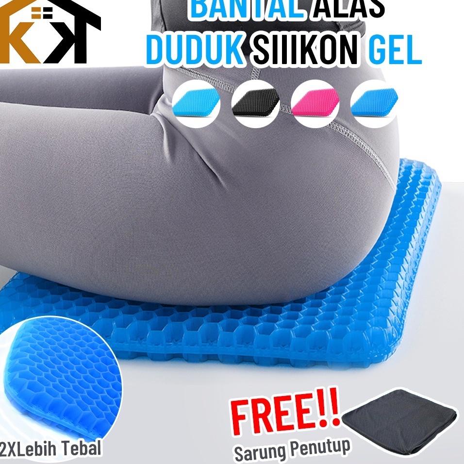 Terlaku... (KK)Alas Duduk Terbaru Bahan Gel terasa dingin Lembut Motif Sarang Lebah Untuk Kursi Kant