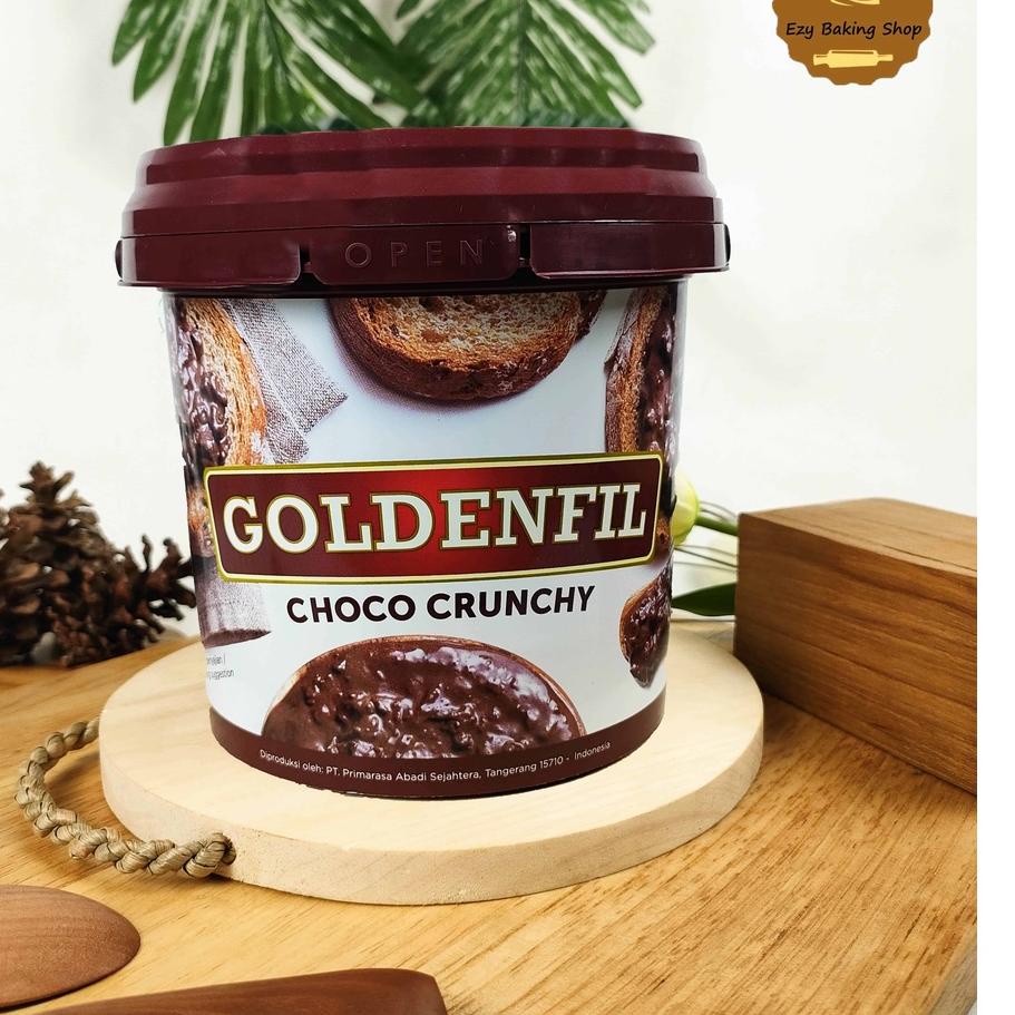 

Diskon✔️GOLDENFIL CHOCO CRUNCHY 1KG / SELAI COKLAT CRUNCHY|SQ9