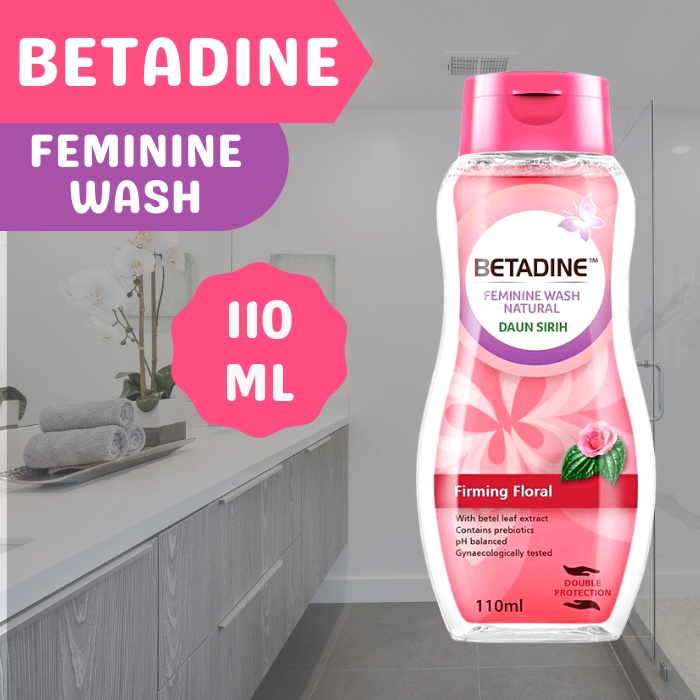 Jual Betadine Feminine Wash Natural Daun Sirih 110 ml Firming Floral