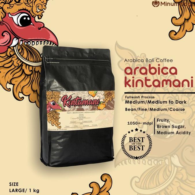 

[BISA COD] Arabika Roasted bean / biji kopi 1 kg for Business - Kintamani Bali