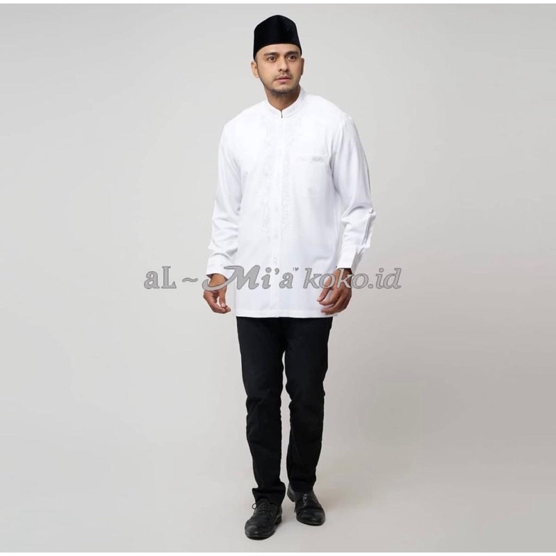BAJU KOKO AL MIA MT TERBARU LENGAN MANSET