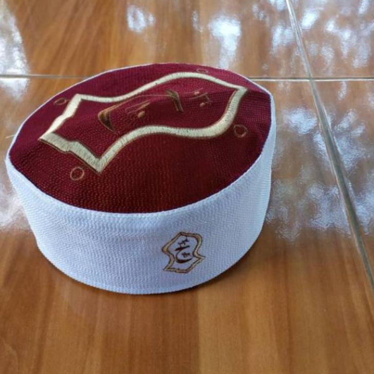 BELANJA MURMER songkok peci kopiah TEROMPAH Nabi Muhammad Saw HITAM PUTIH Peci Assagofah Terompa pec