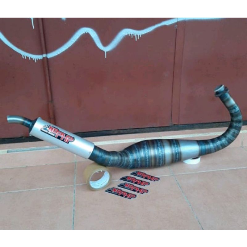 knalpot racing rx king kolong cobra selencer almu