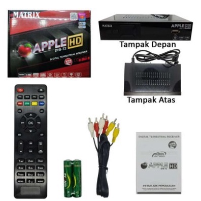Receiver Receiver Dvbt2 Tv Box Antena Tv Digital Matrix Apple Hd Set Top Box