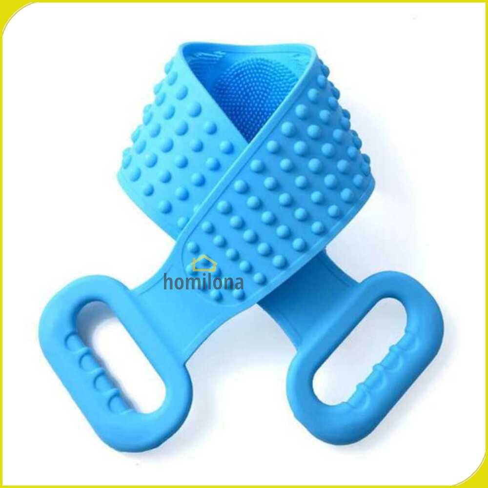 BWOHOPS Alat Bantu Mandi Sikat Punggung Silicone Scrub Brush - BW60