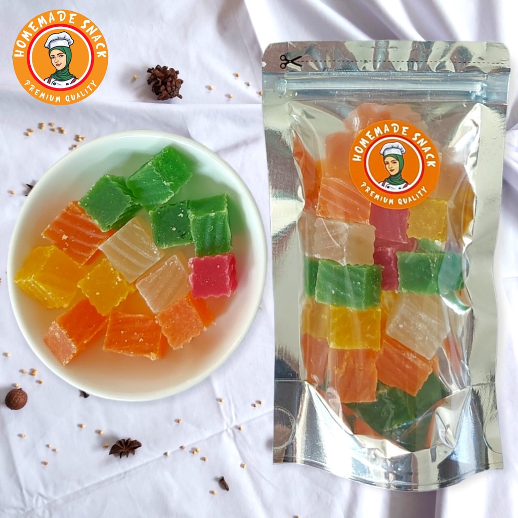 

Homemade Snack - Agar-Agar Kering Premium Agar-Agar Mix Colour Snack Halal Kualitas Premium